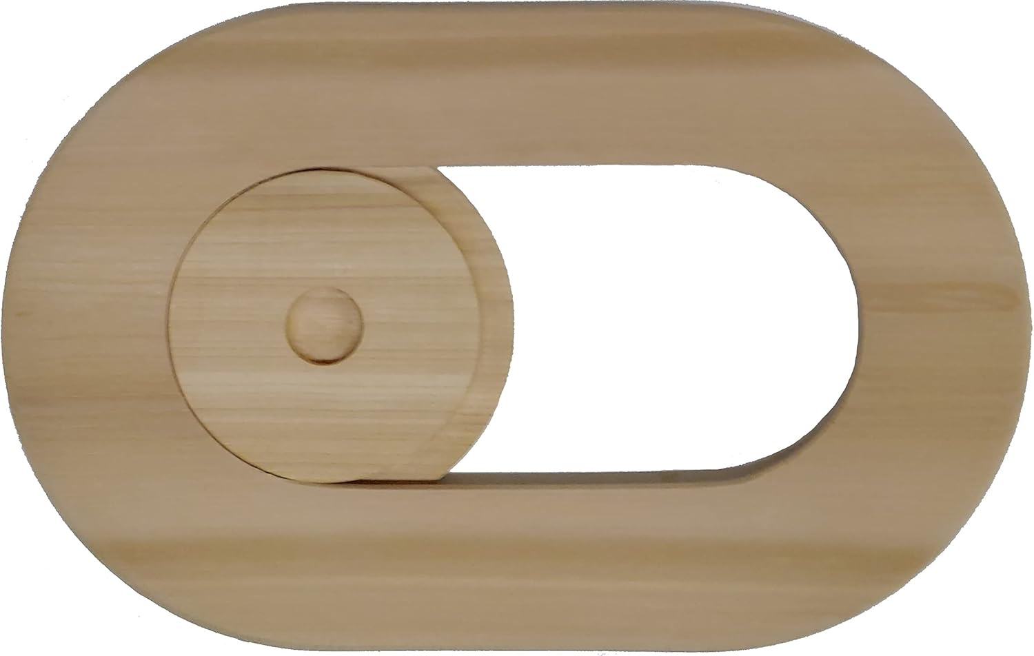 Sauna Vent Chute Sliding Cover, Cedar, jointly Developed with SaunaTimes.com