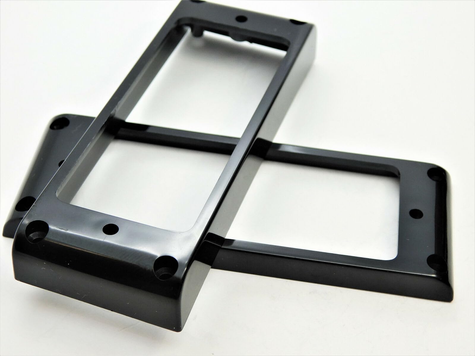 Mini Tapered/Slanted Mounting Rings, Flat, Neck & Bridge Set - Black