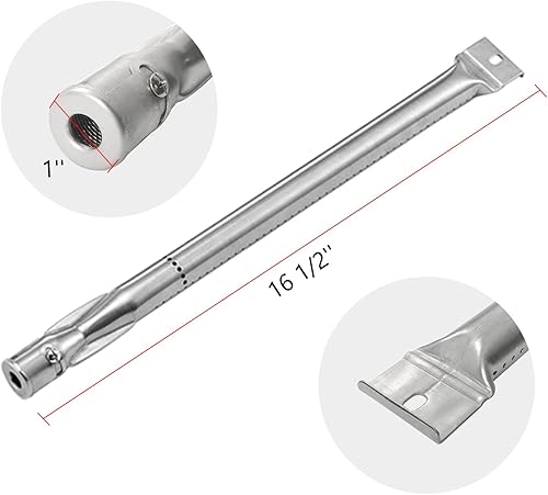 Miniatura 3 de Piezas de repuesto para parrilla de gas Kitchenaid de 2 quemadores 720-0819, 720-0819GH, 730-0819G, 2 placas de protección térmica + 2 tubos de