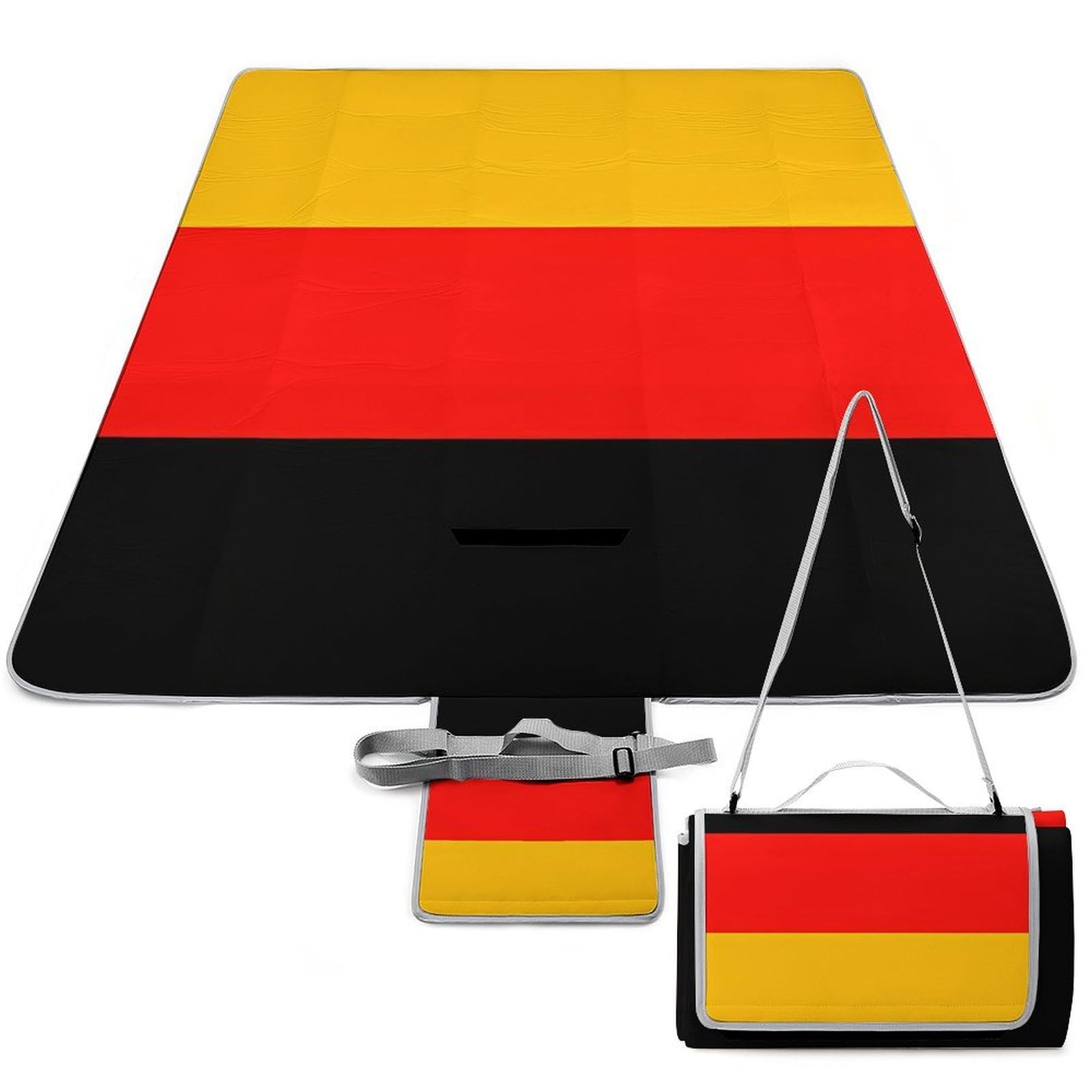 Couverture de pique-nique imperméable et résistante à la chaleur motif Allemagne