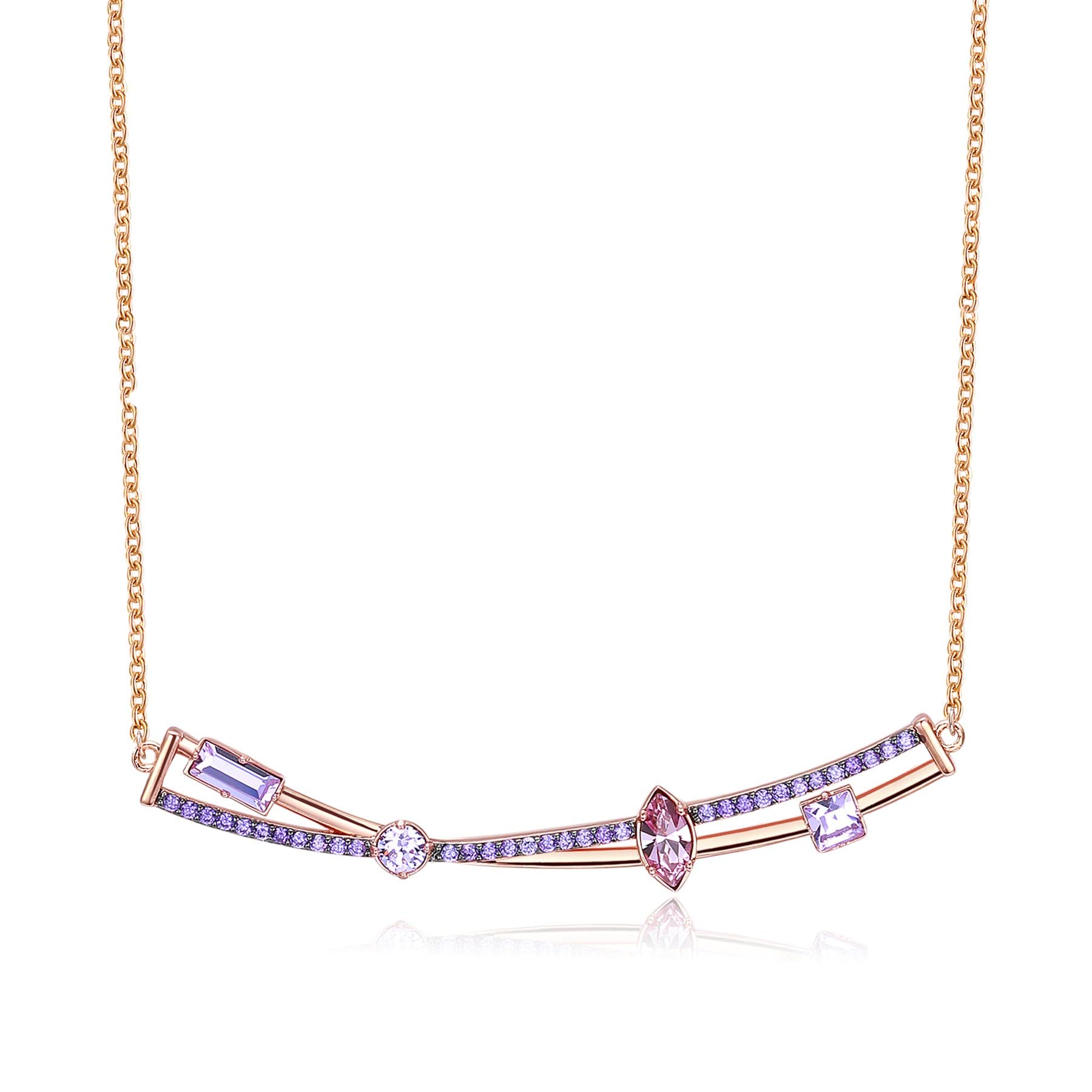 Brosway Collana Donna, Collana in Ottone e Cristalli | Collezione Affinity - BFF108