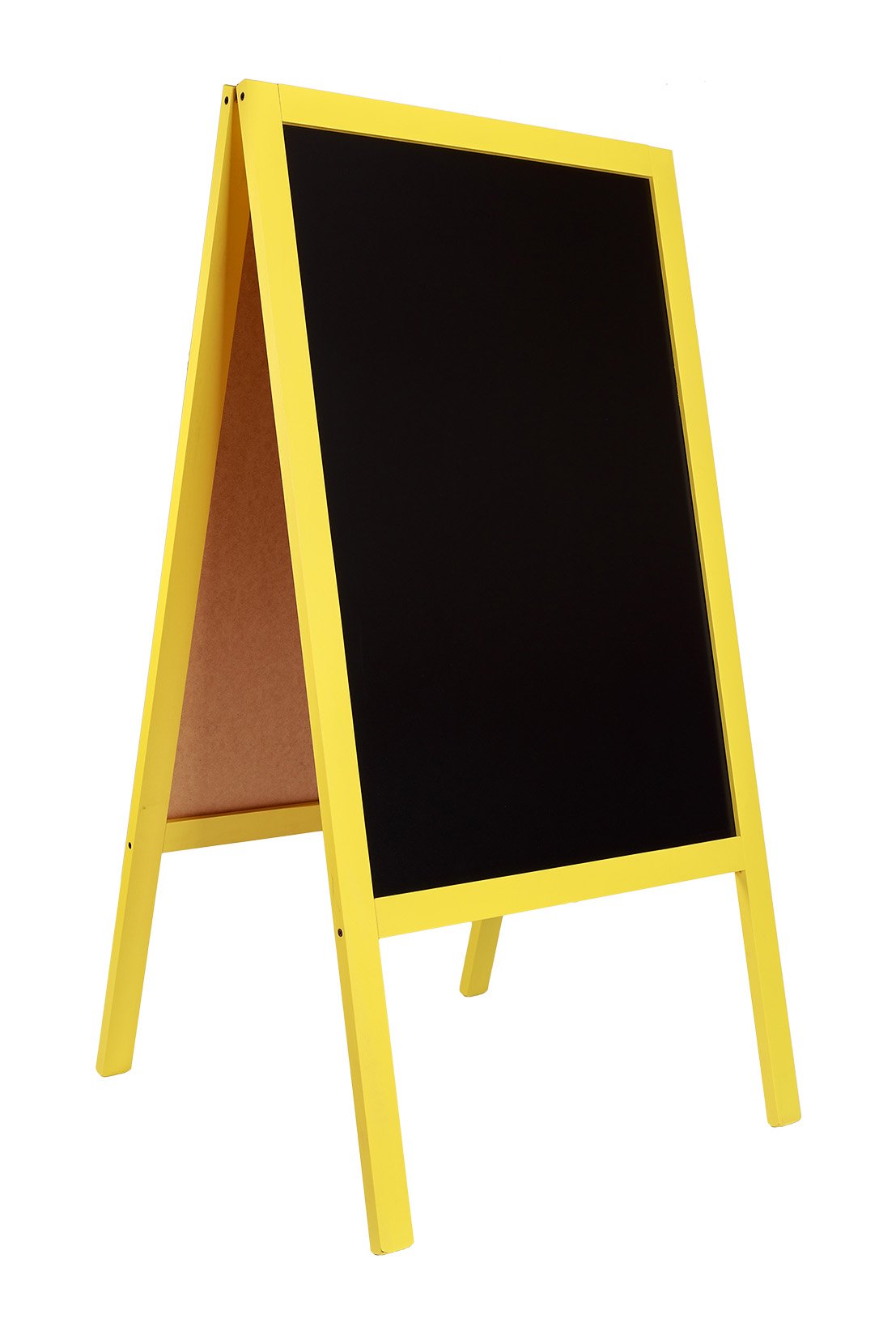 Pavement Board Wooden Blackboard A Board Value Sign New !!! 24H Courier DELIVERY to UK Main Land as Standard !!! Code FL Yellow — image 1