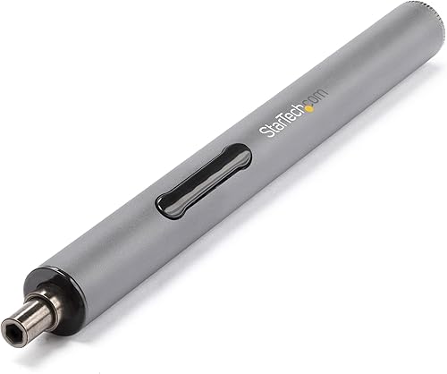 StarTech.com Juego de destornilladores eléctricos de precisión de 55 bits, kit de destornillador de puntas inalámbrico portátil con batería para