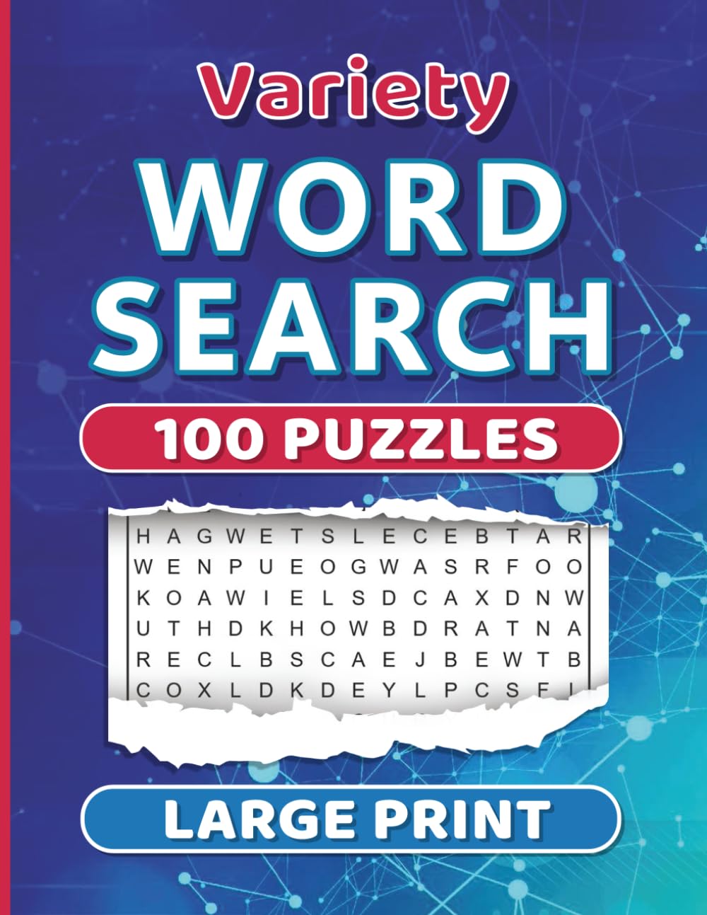 Variety Word Search: 100 Large Print Puzzles for Relaxation and Fun