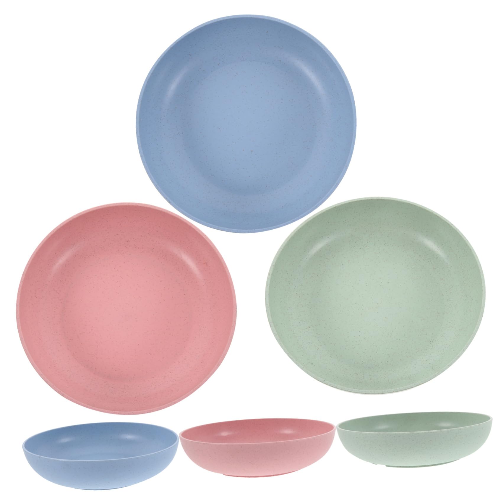 BESPORTBLE 6Pcs Cat Bowls Practical Plastic Bowls for Cats Dishwasher Safe Designed for Legged Breeds Reducing Whisker Fatigue for Mealtime at Home