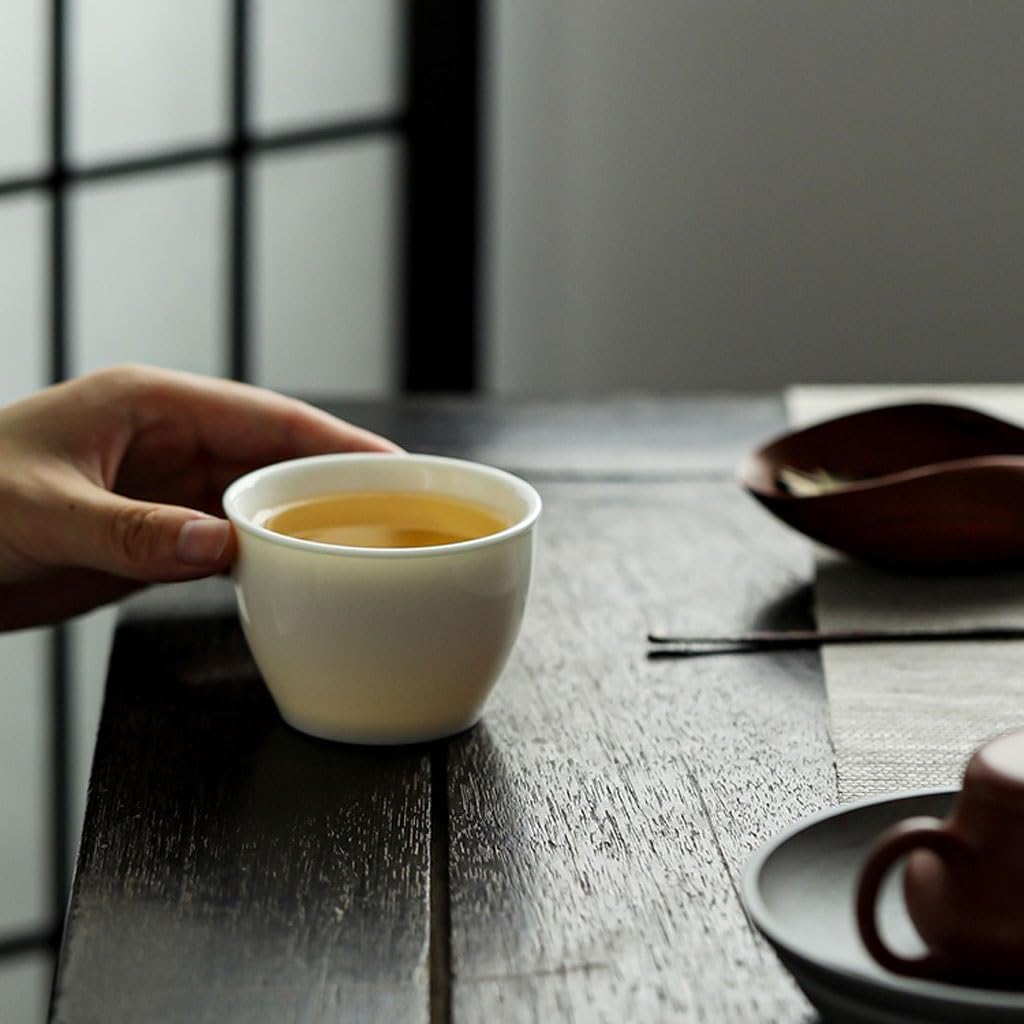 GSOUL Kungfu Tea cup Kung Fu Tea Set Cup Host Single Ceramic Small Personal Jar Small Tea Cups