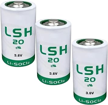3 عبوات بطارية ليثيوم LSH20 3.6 فولت 13000 مللي أمبير في الساعة LiSOCl2 لبطارية LSH20 R20/D 3.6 فولت 13.0 أمبير في الساعة ER34615M