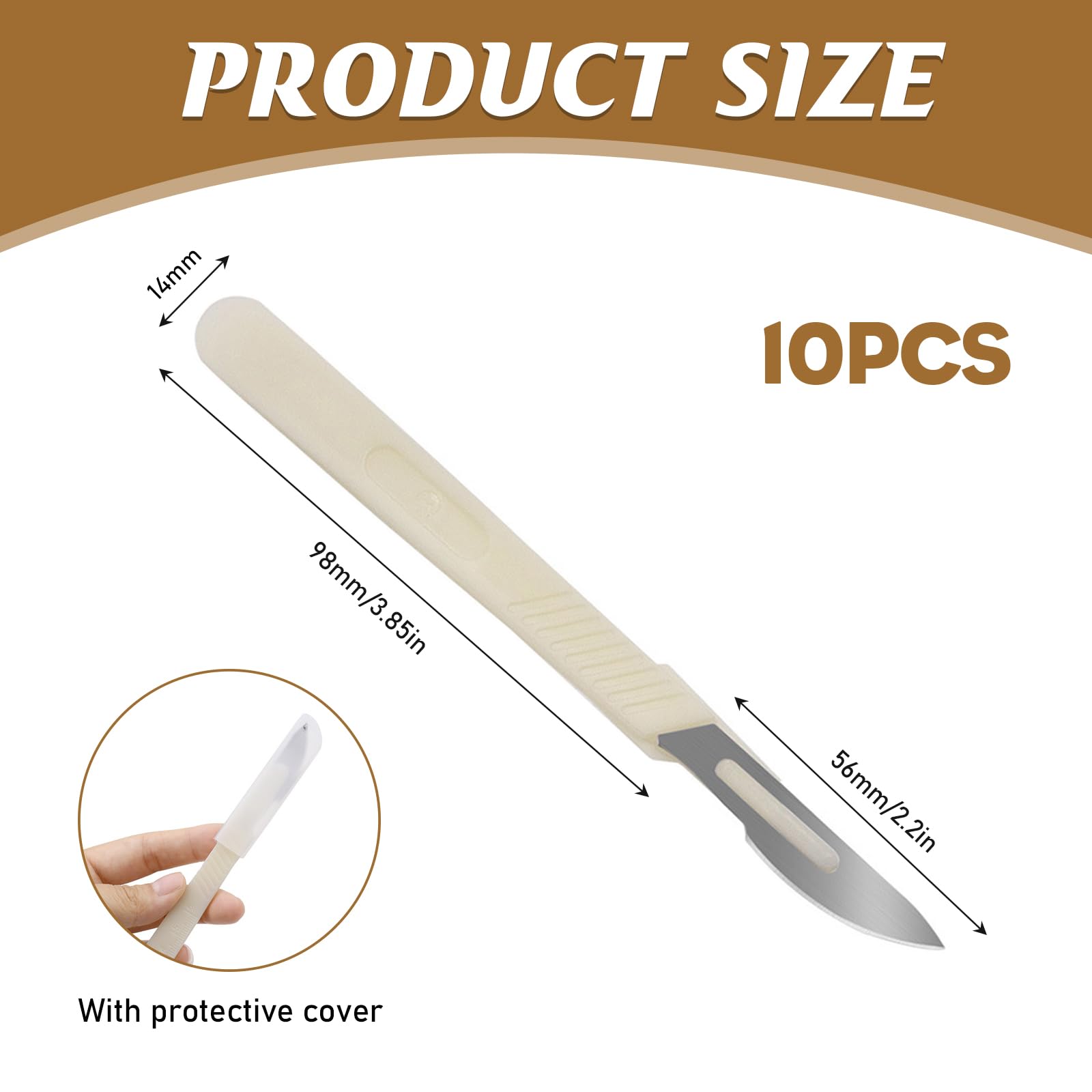 Herramienta de Corte de Pan 3 Pcs - Cuchillo de Panadero Para Masa y Raspar - Cuchilla Para DIY Hornear Cocina Bricolaje Diseños