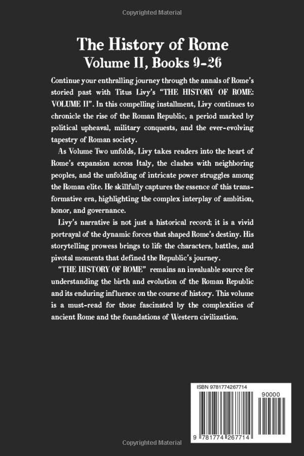 The History of Rome: Volume II (Books 9-26) - Image 2