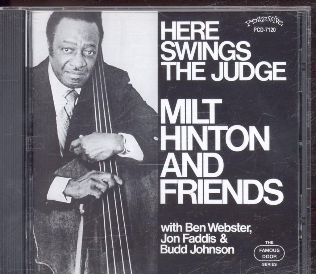 Milt Hinton and Friends Here Swings the Judge CD USA Progressive  (2) 2001