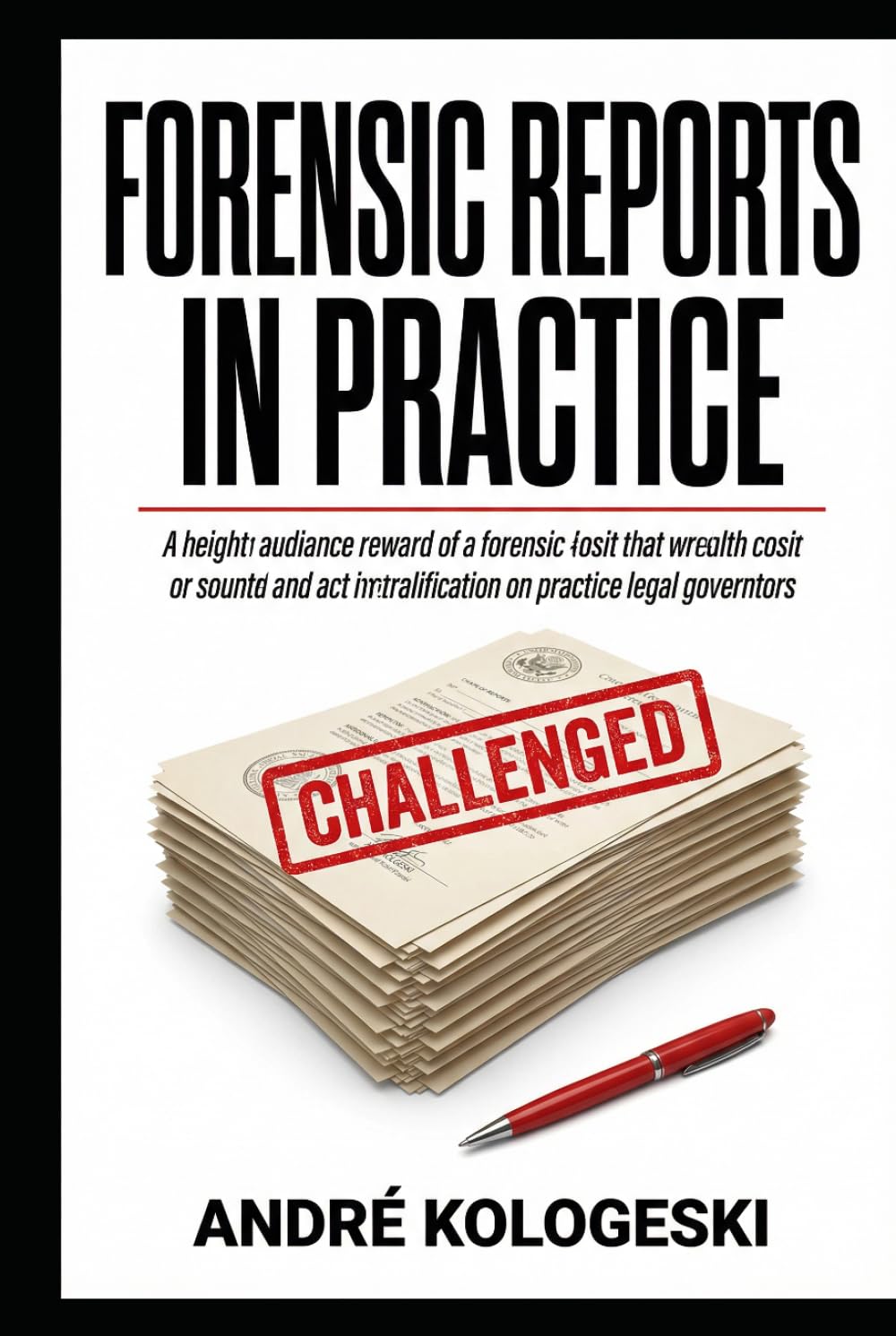 Forensic Reports in Practice: How to Write, Analyze, and Challenge Technical Evidence in Criminal Cases (A21)