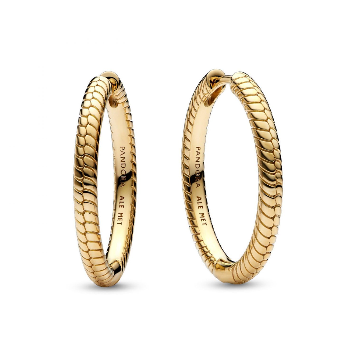 Pandora Moments Earrings with snake pattern