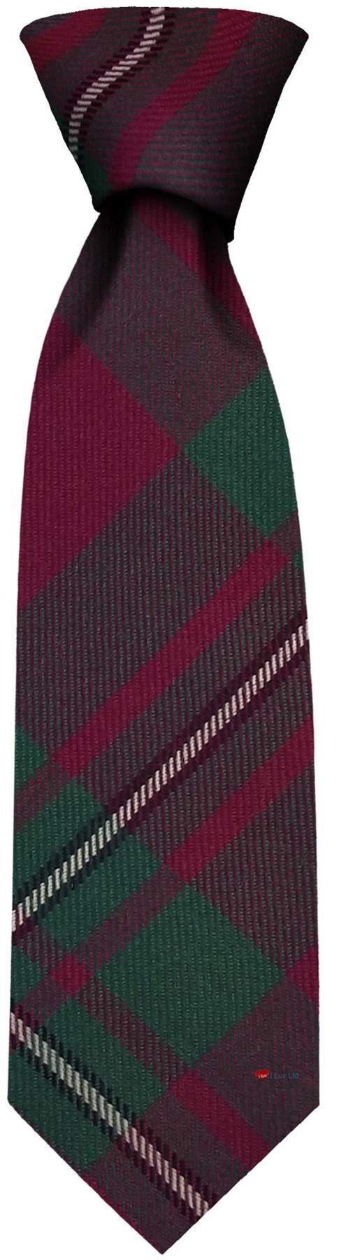 I LUV LTD Gents Neck Tie MacGregor Hunting Ancient Tartan Lightweight Scottish Clan Tie