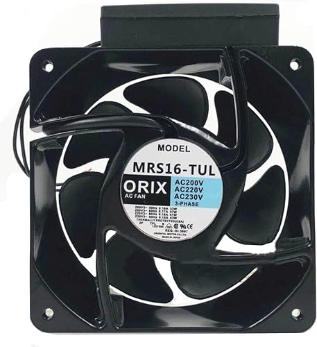 MRS16-TUL 200/230V 0.19/0.18A 160mm Fan - 50/60HZ 16062 2-Wire Cooling Fan