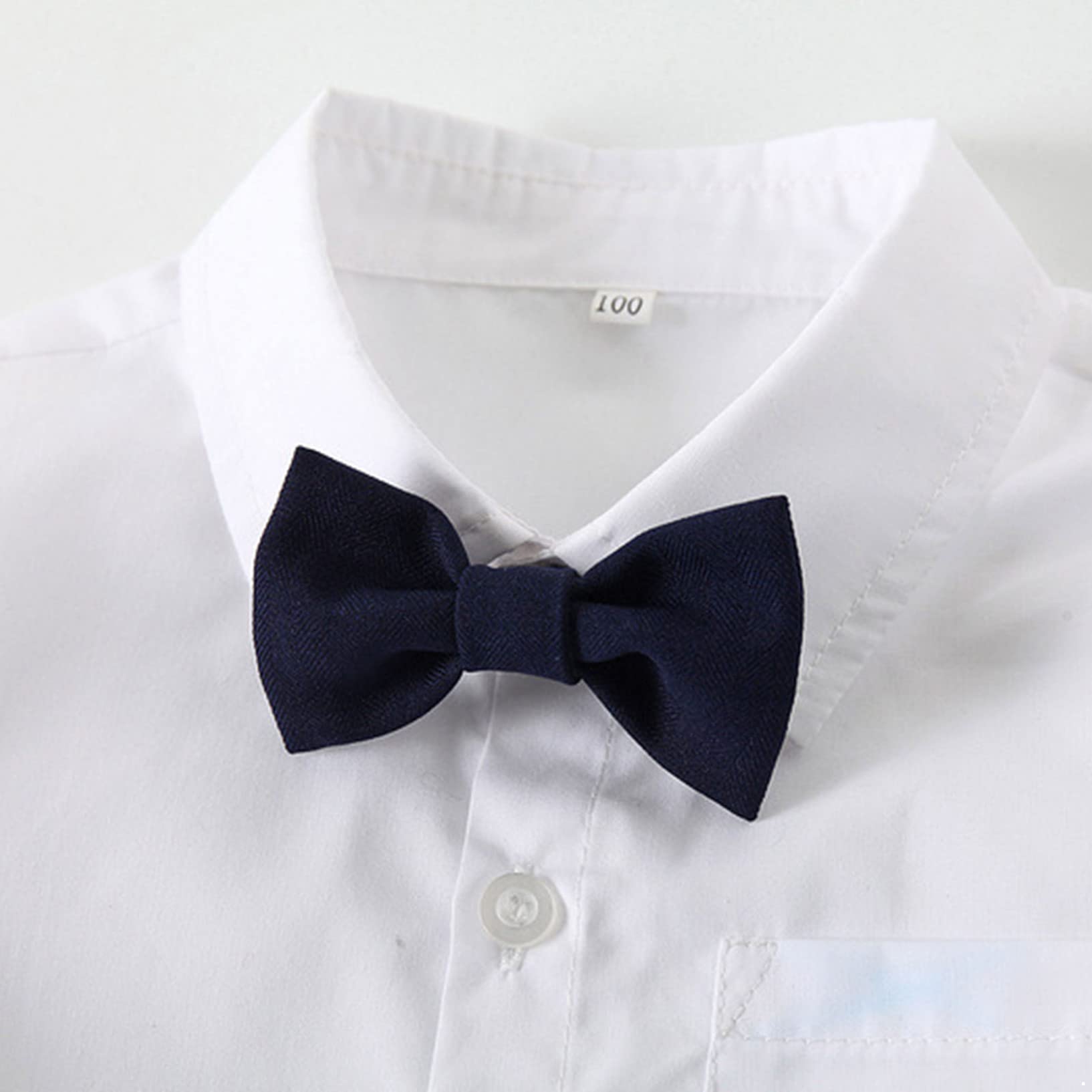 Oyolan Jungen Festlich Kleidung Set Modern Smoking Klassisch Sakko Party Geburtstag Taufe Gentleman Kostüm Kinderanzug Hochzeit