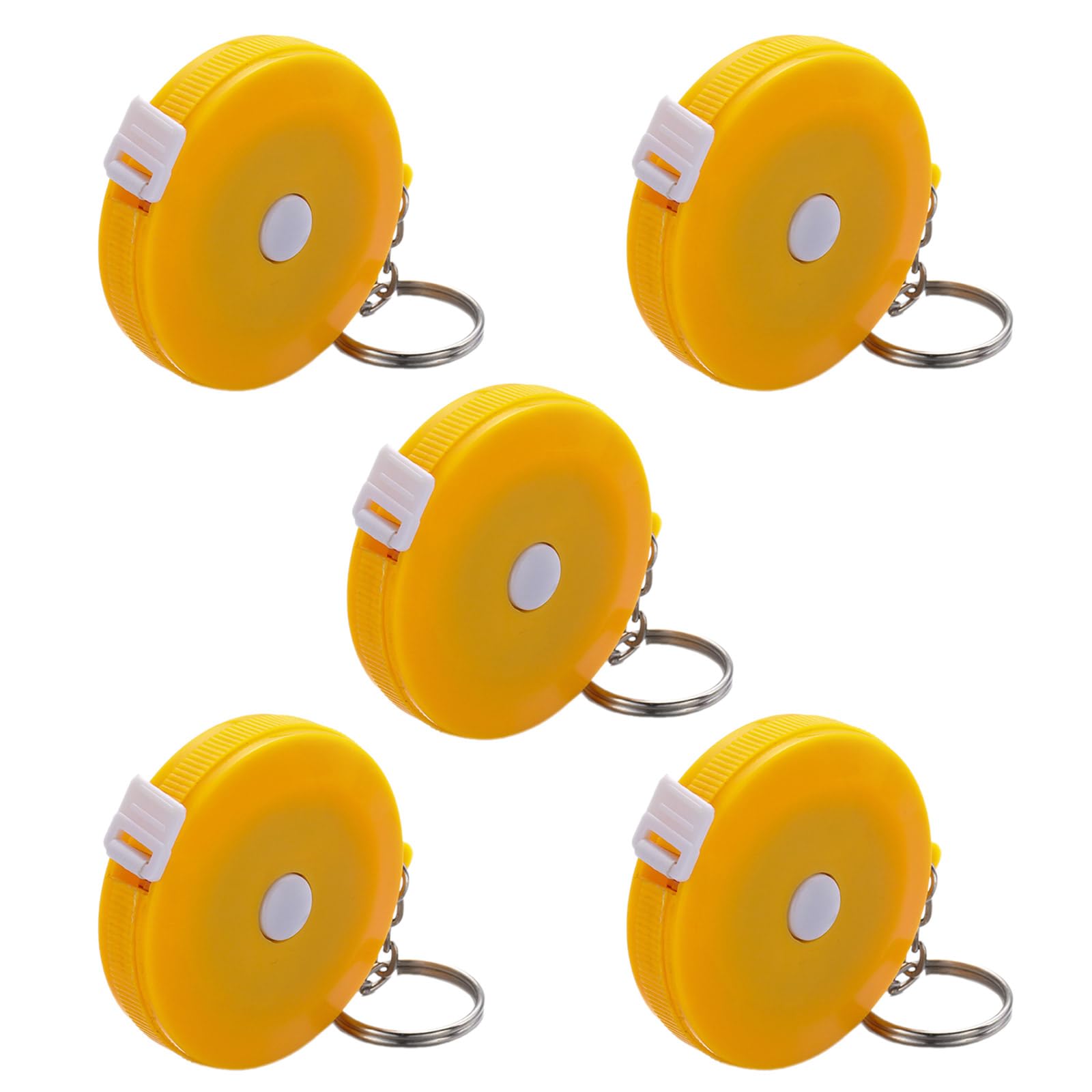 5Pcs Measuring Tape Retractable Tape Measure Double Scale 150cm Small Measure for Clothing Size Measuring Measurement Tool