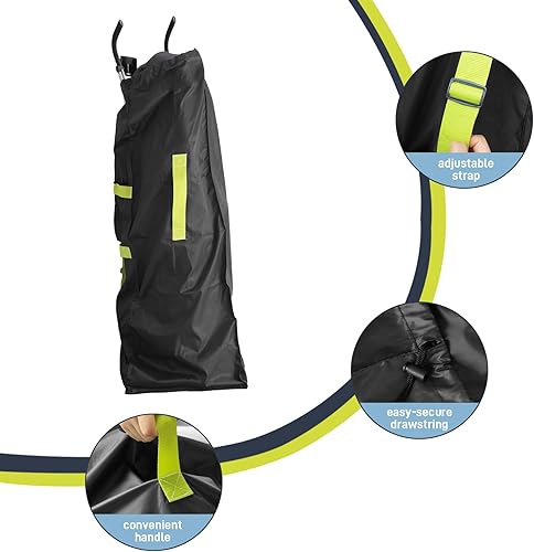 Miniatura 4 de Bolsa de cochecito de paraguas para avión, bolsa de control de puerta para cochecitos de paraguas individuales con correas de transporte ajustables,