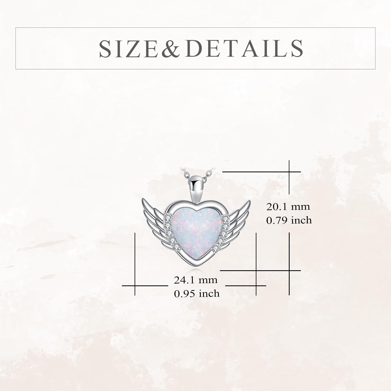 LUHE Heart Necklace for Women Sterling Silver Heart Pendant Necklace Love Jewelry Gifts for Women - Image 5