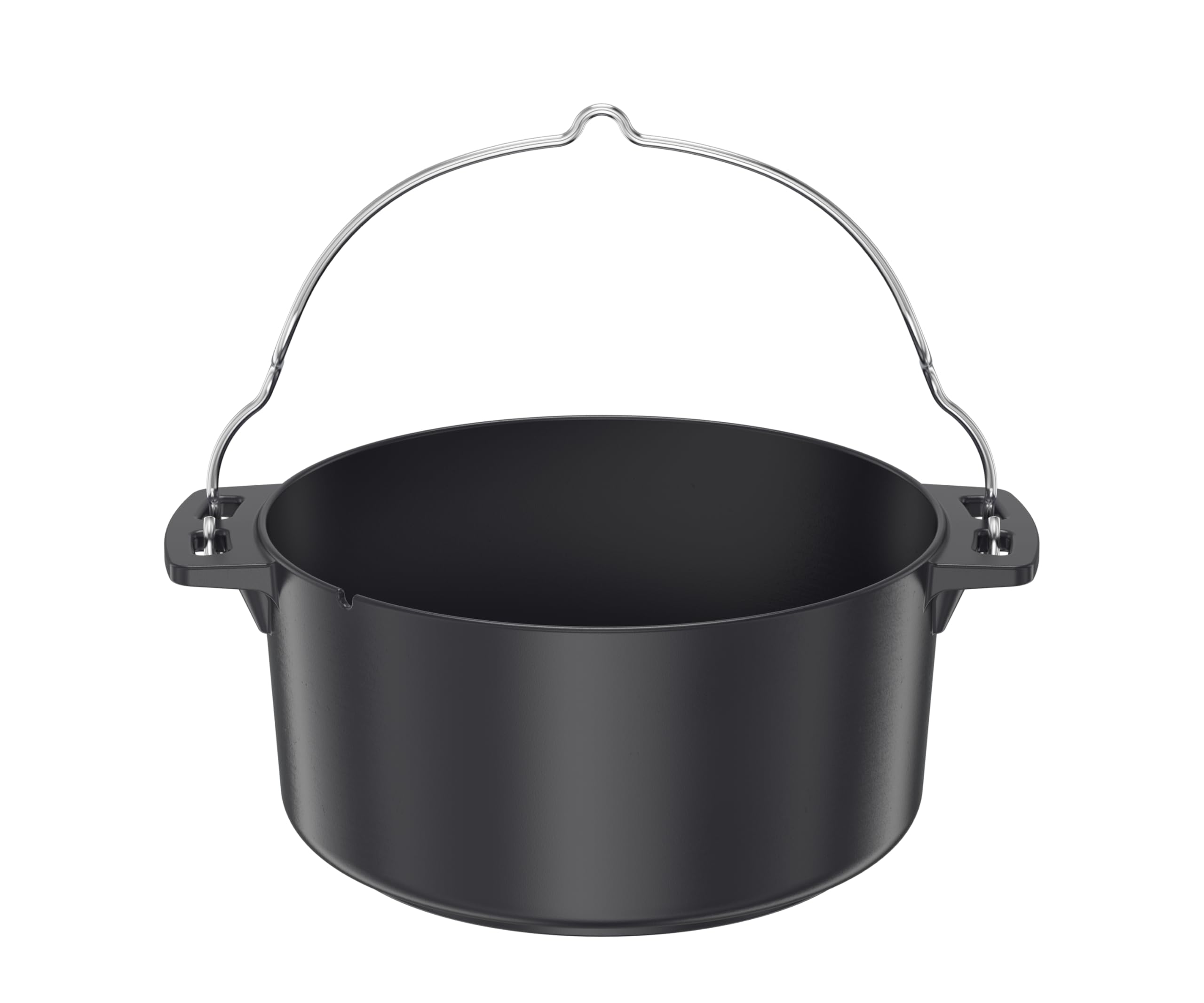 RÖSLE VARIO - Forno olandese di alta qualità in ghisa smaltata, coperchio utilizzabile come padella, con maniglia, 8,5 l, 36 x 30 x 22,5 cm, colore: Nero