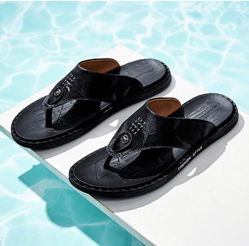 [XYJP] サンダル 黒 メンズ ビーチサンダル 痛くない 島ぞうり ビーサン 軽量 カジュアル シンプル トングサンダル 夏 フ