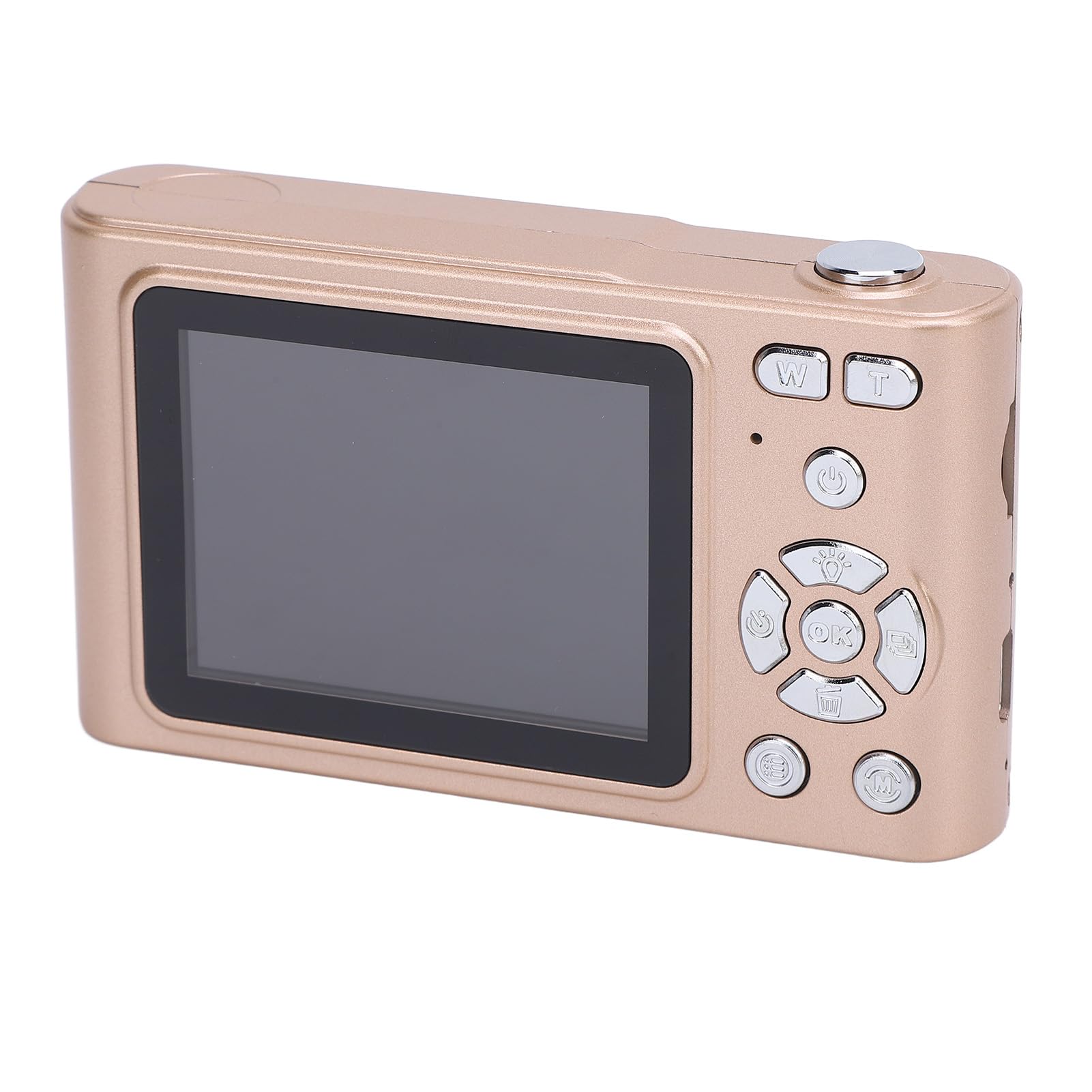 Digital Camera, 48MP 4K Point and Shoot Camera with High Transmittance Glass Lens, 16X Zoom, Anti Shake, Auto Focus, Compact Portable for Kids Teens Adults Travel (Gold)-image-26