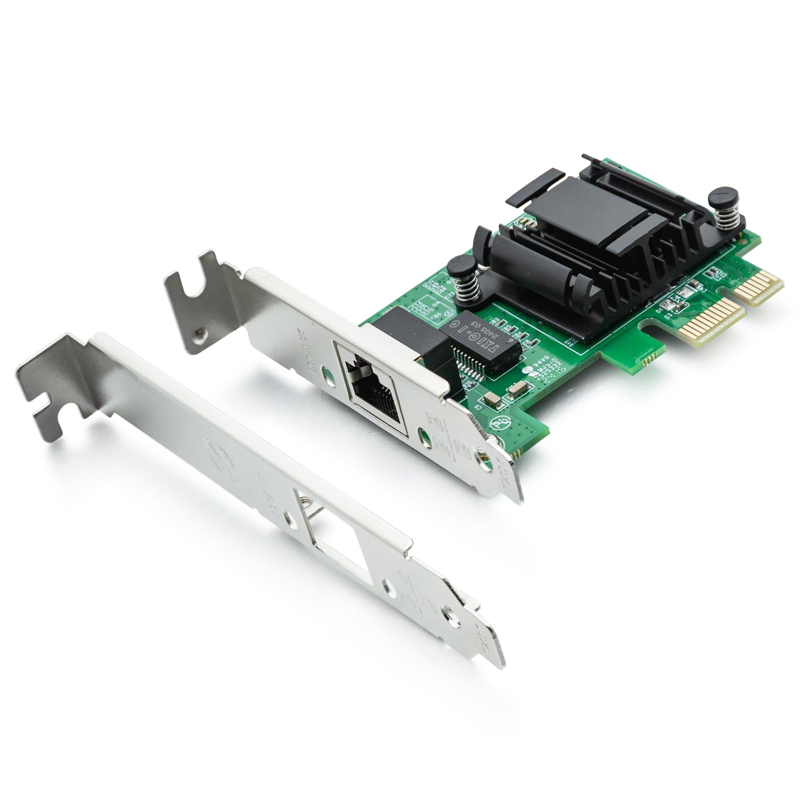 10/100/1000mbps gigabit ethernet network interface card, single copper rj45 port, with intel 82574l chip, compare to intel expi9301ct/expi9301ctblk nic, pcie x1, support windows/linux