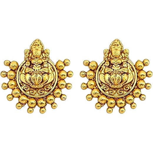 Gold Plated Stud Earrings for Women