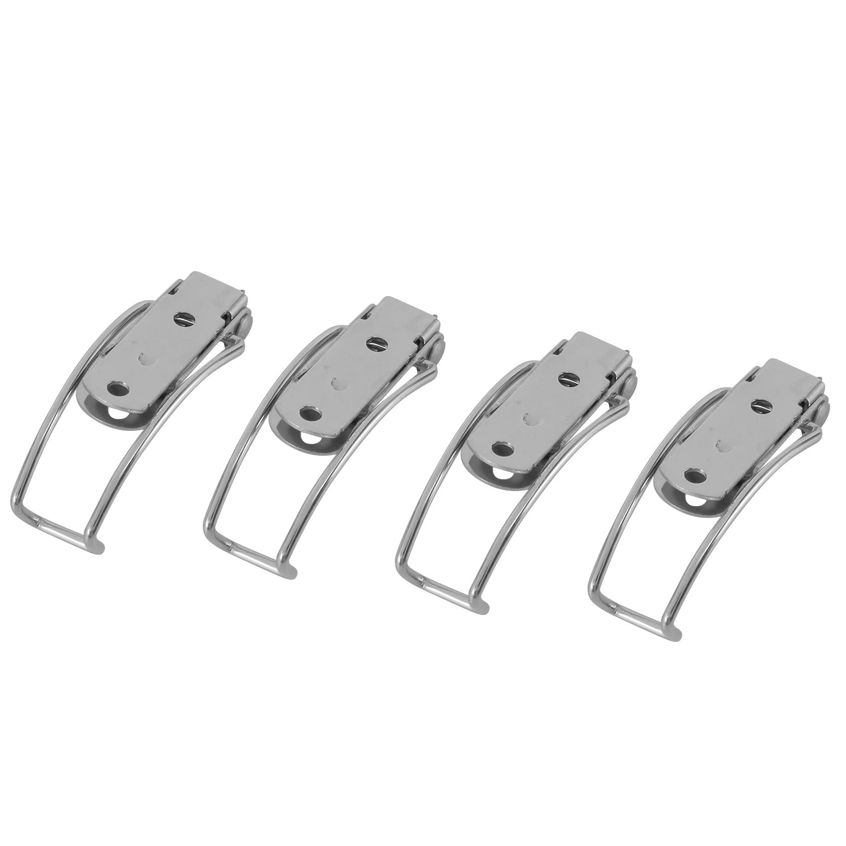 Reeatel Stainless Steel Spring Hasp 304 Stainless Steel Box Cabinet Spring Lock Hasp Transport Box Tower Buckle