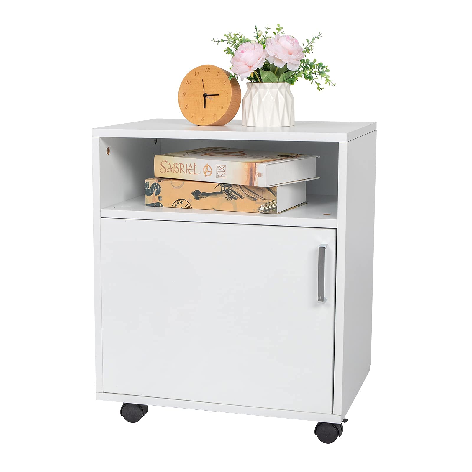 Buy File Goujxcy Wooden Filing Printer Stand 3 Drawer