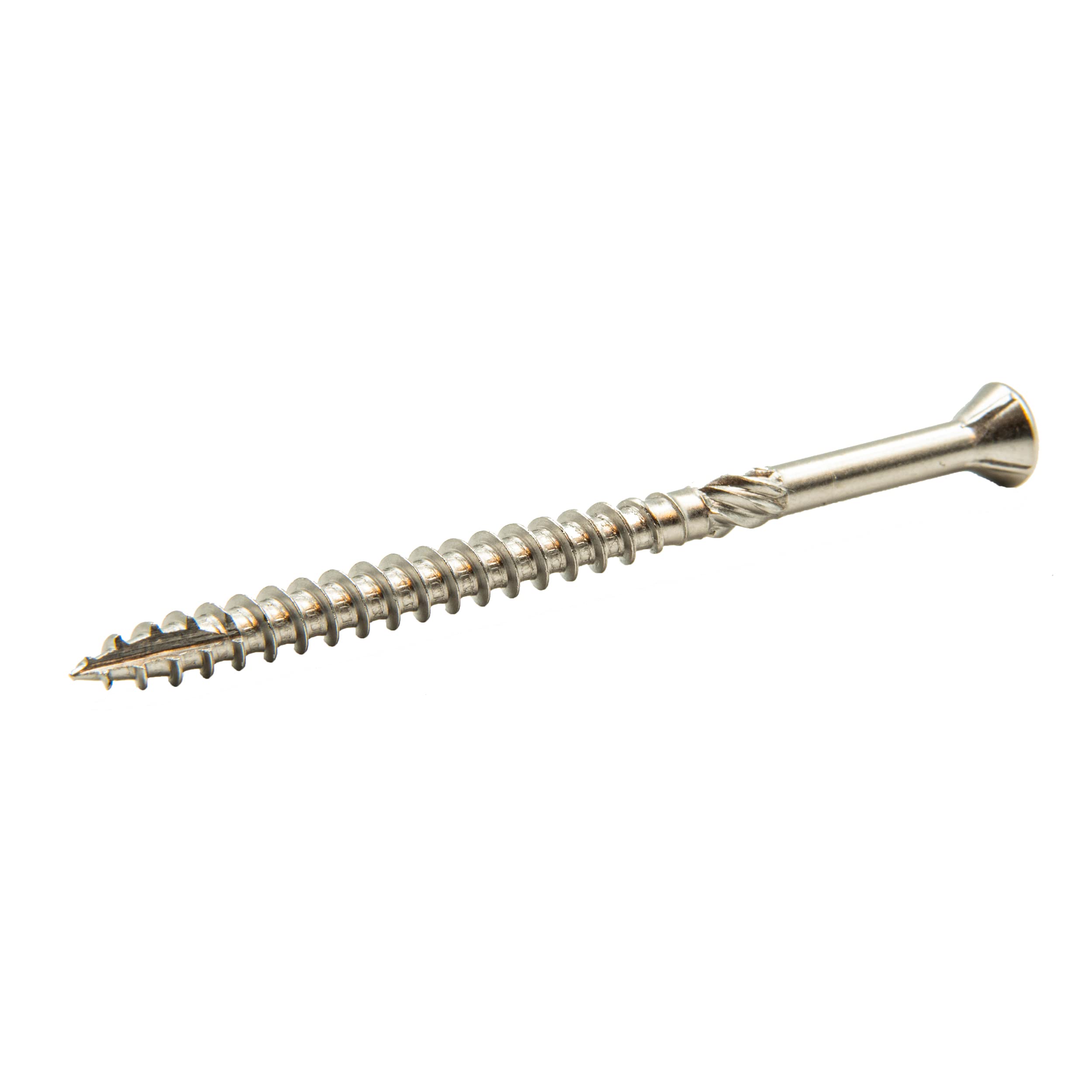 Tornillos para terraza 5 x 60 mm, acero inoxidable C2 (200 unidades) + puntas)