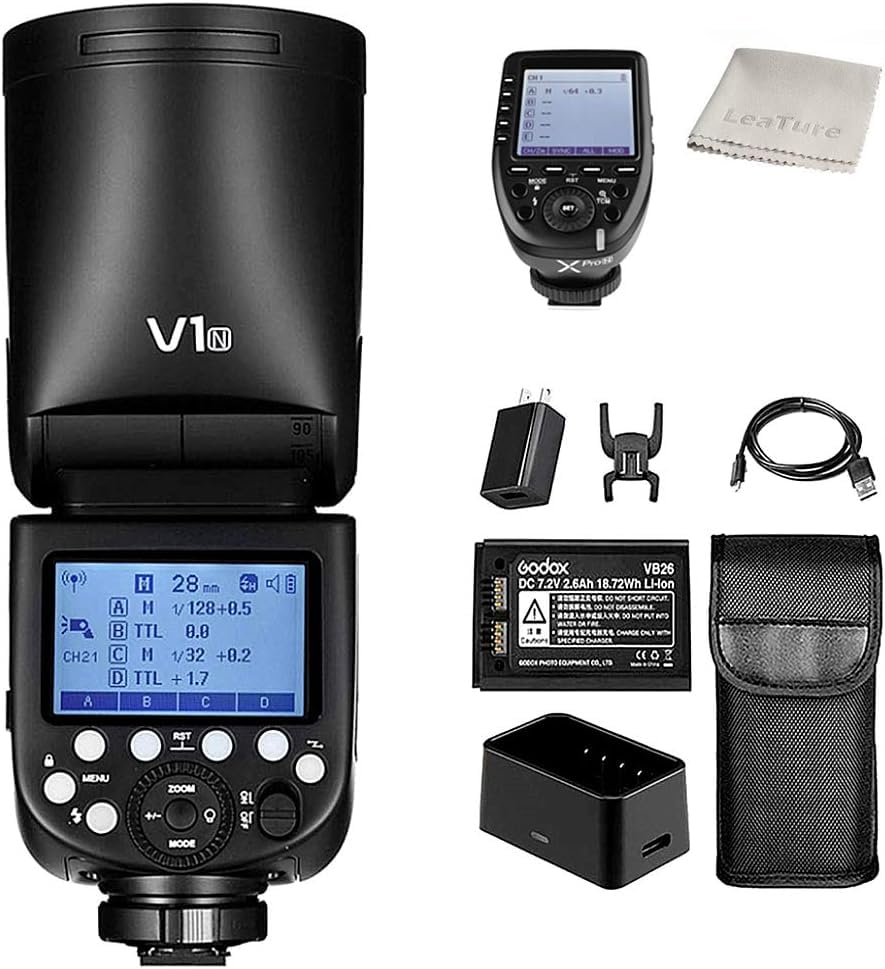 Godox V1-N TTLカメラフラッシュXpro-Nワイヤレストリガーセット