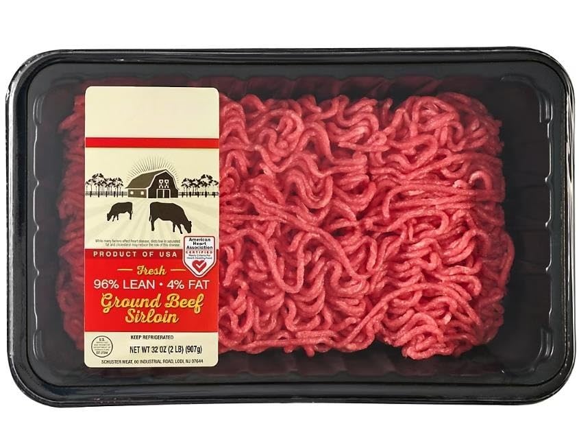 Ground Beef Sirloin , this ground beef offers a healthier option without compromising on taste or texture. The beef is versatile and convenient as an ideal choice for burgers, chili, or tacos as its robust flavor and minimal fat content elevate every dish. Elevate your cooking and experience the freshness with each bite! [ 32 oz , 2 lb ]