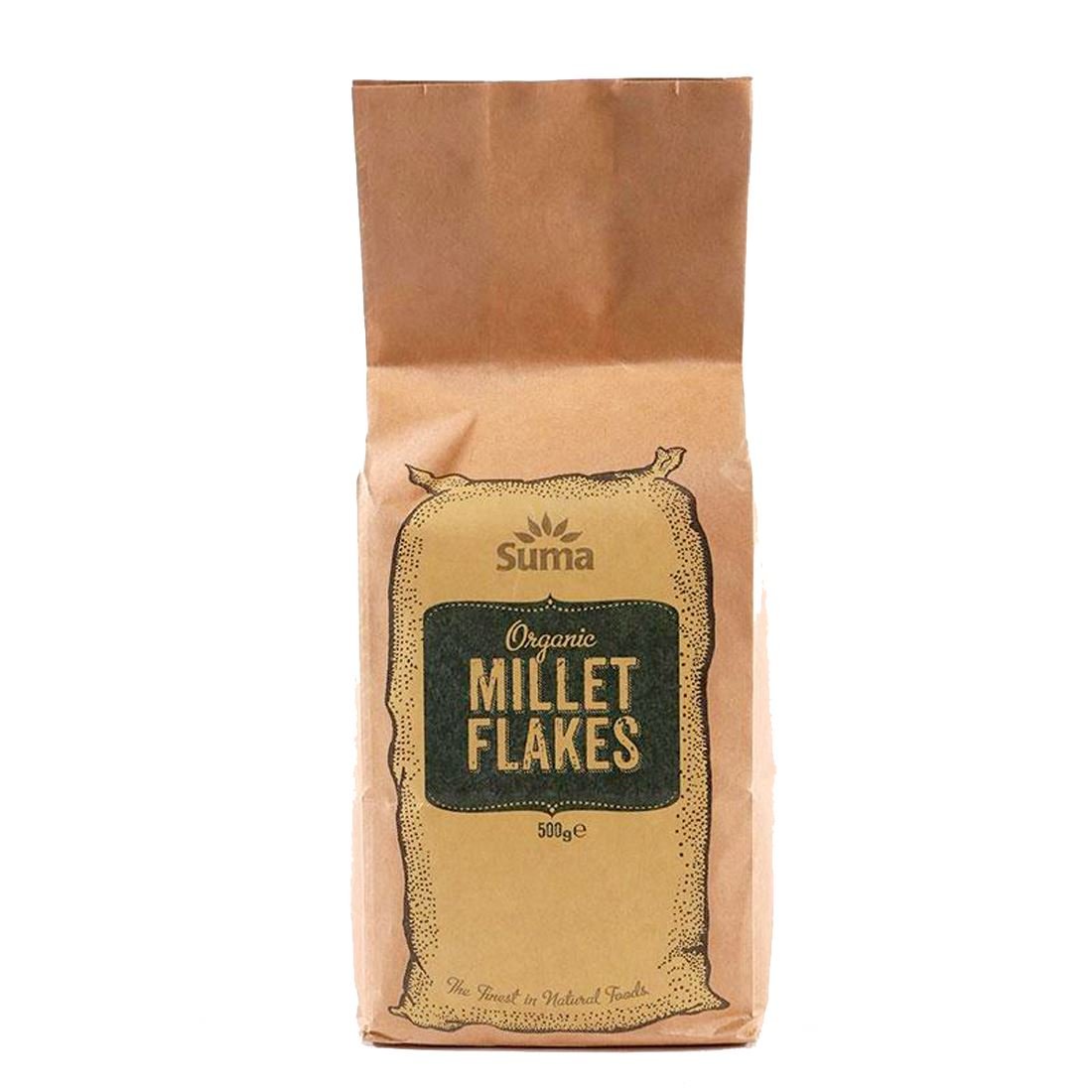 Suma Prepacks - Organic | Millet Flakes - organic | 1 x 500g