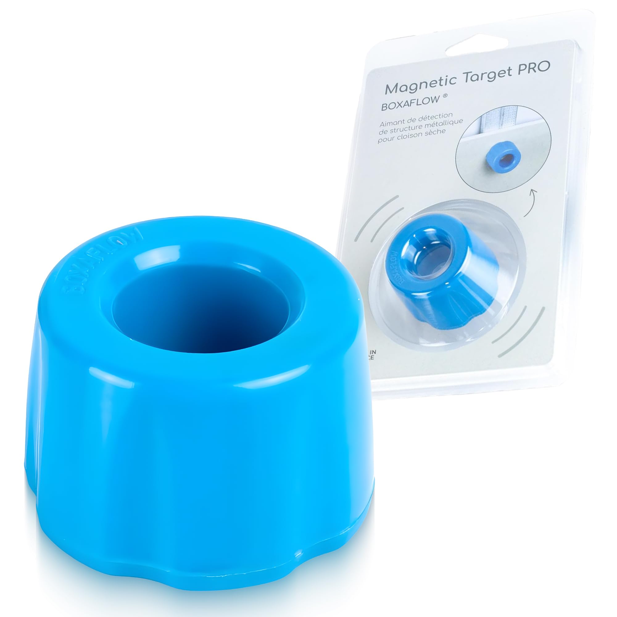 Aimant Pour Placo Puissant Neodyme Magnetic Target (nouvelle version) Detecteur de rail et Montant dans Cloison. Outil ideal pour Plaquiste Electricien Plombier. Outillage pour Vis Cheville