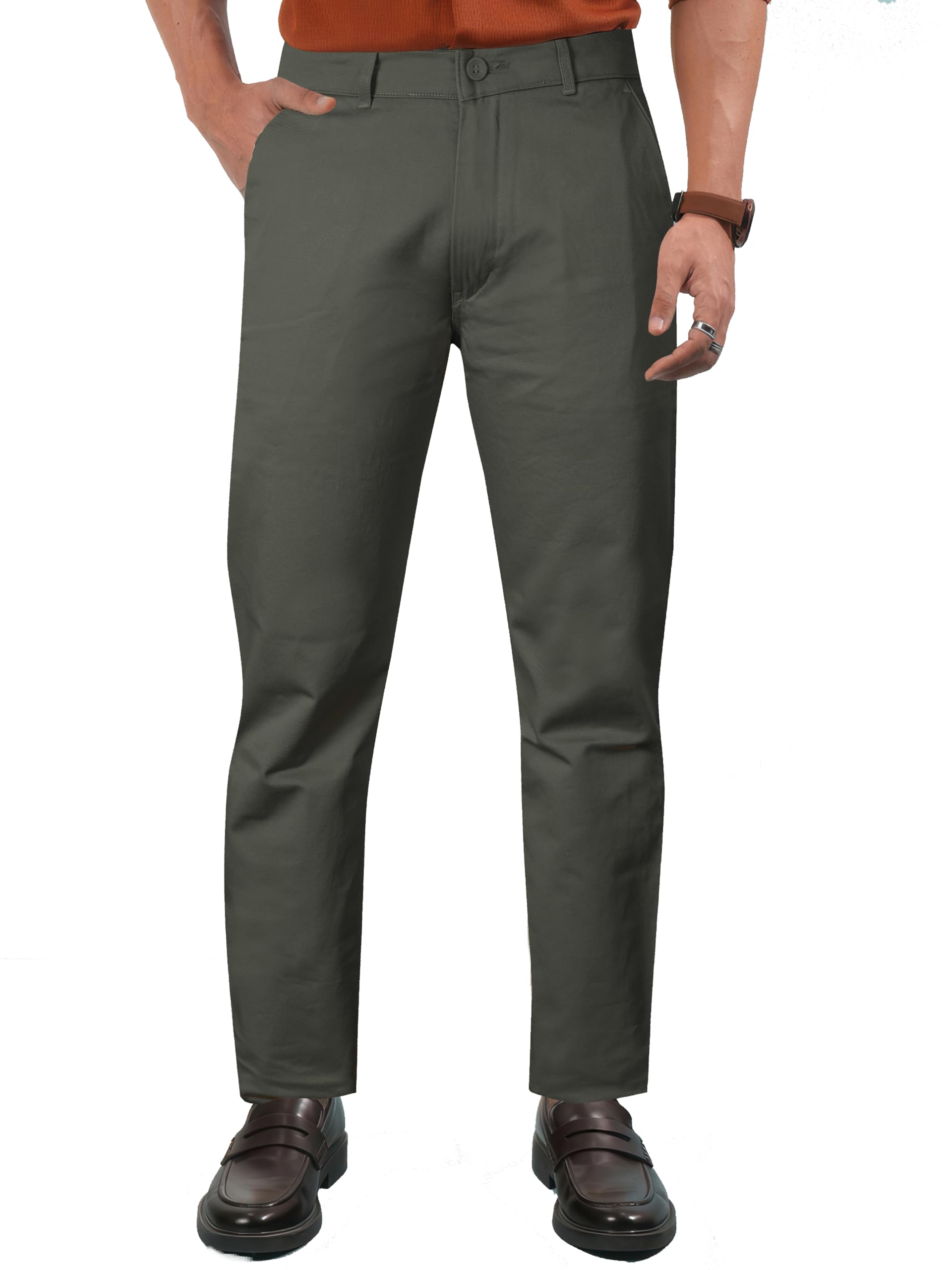 Men's Regular Fit Trousers-picture-46