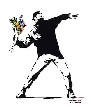 即決　本物　Banksy KEEP LEFT バンクシー　大判ステッカー　激レア BANKSY バンクシー 透明 ステッカー BNK-001M BNK-008M Mサイズ
