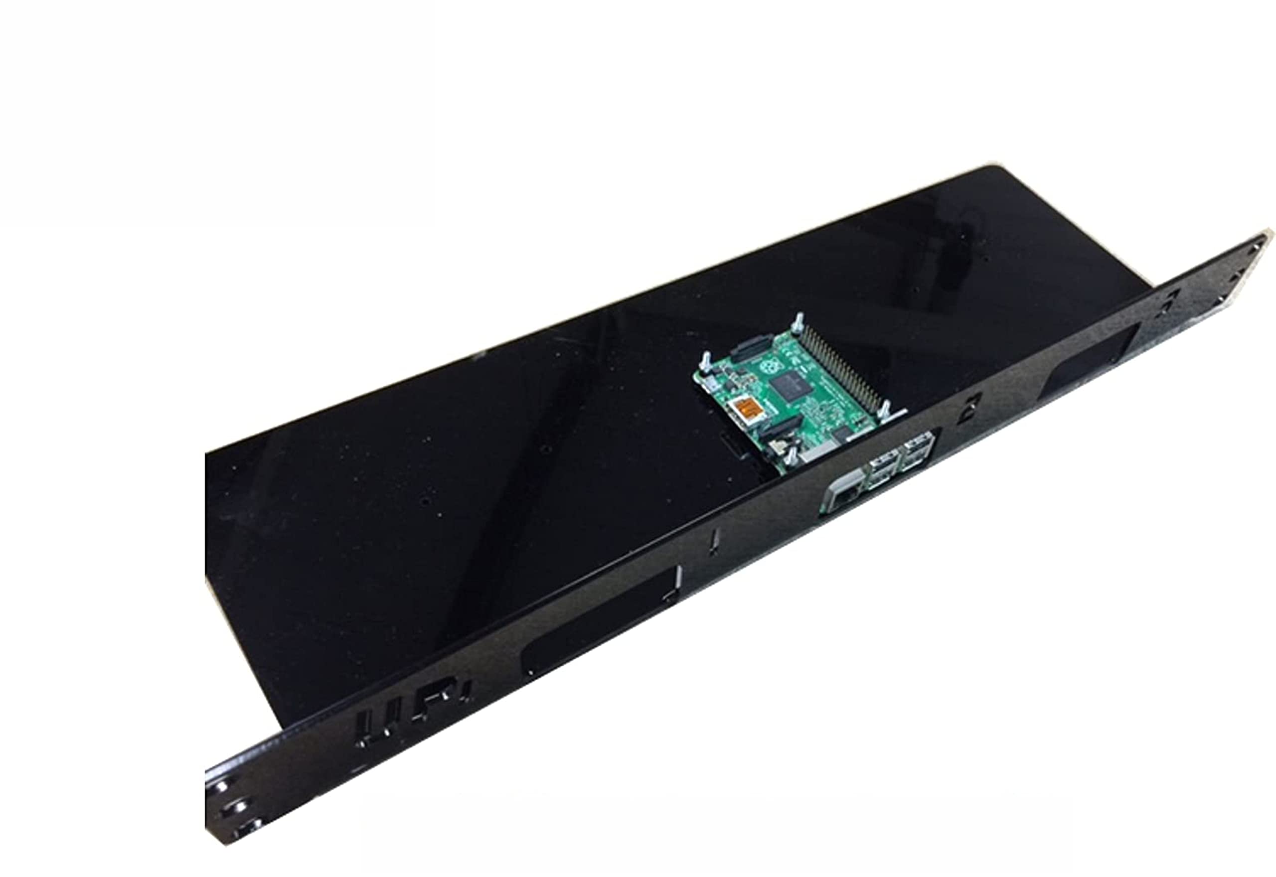 PC Supplies Limited PCSL Brand - 1u Rack Mount Case for Raspberry Pi Computers - Mounts 3 x Raspberry Pi Boards - Model B+ / Model 2 / Model 3 - Manufactured in the UK