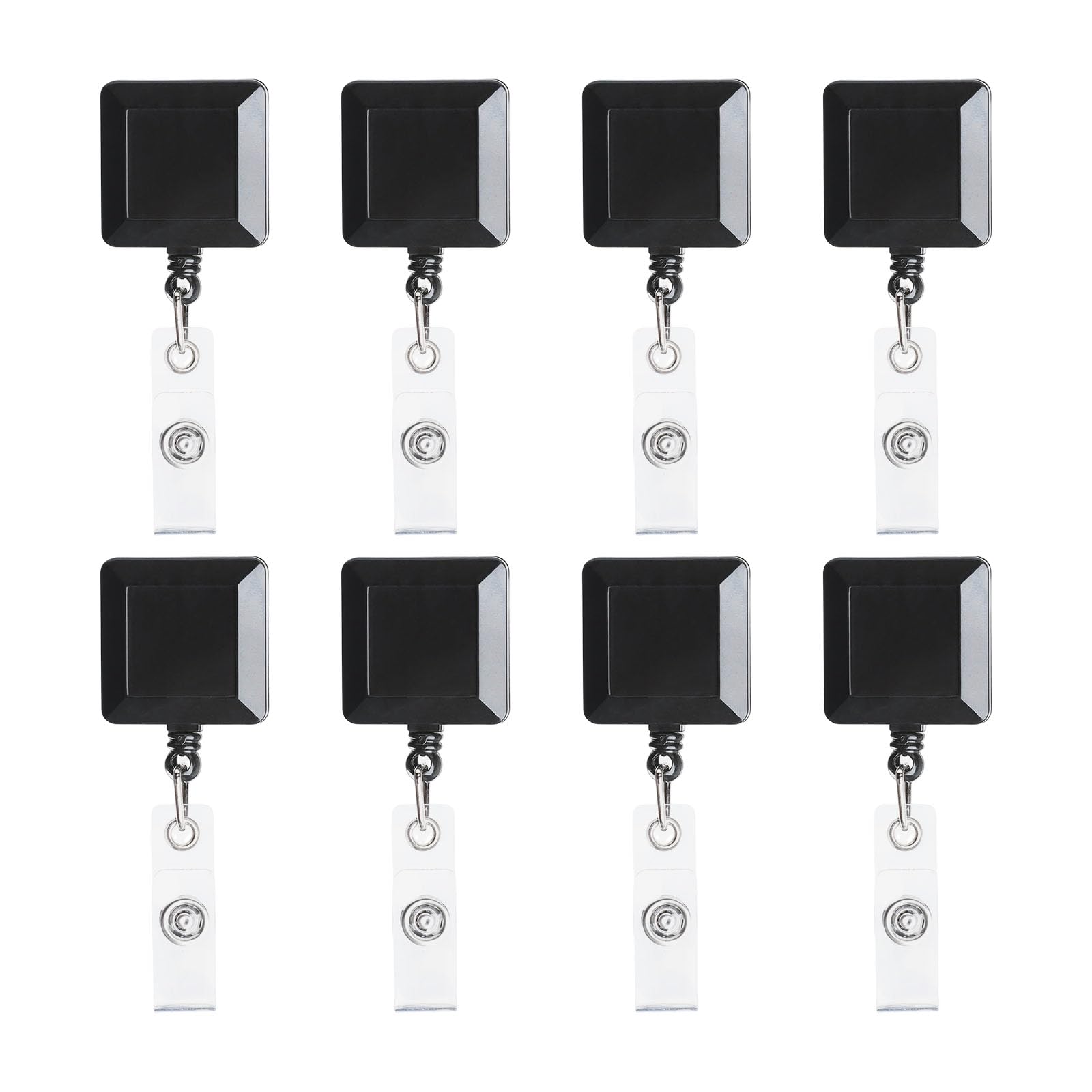 TFAOYS Portable Retractable Card Reel with Sturdy Materials for Daily Offices Wear Rotating Clip Symbol Owner