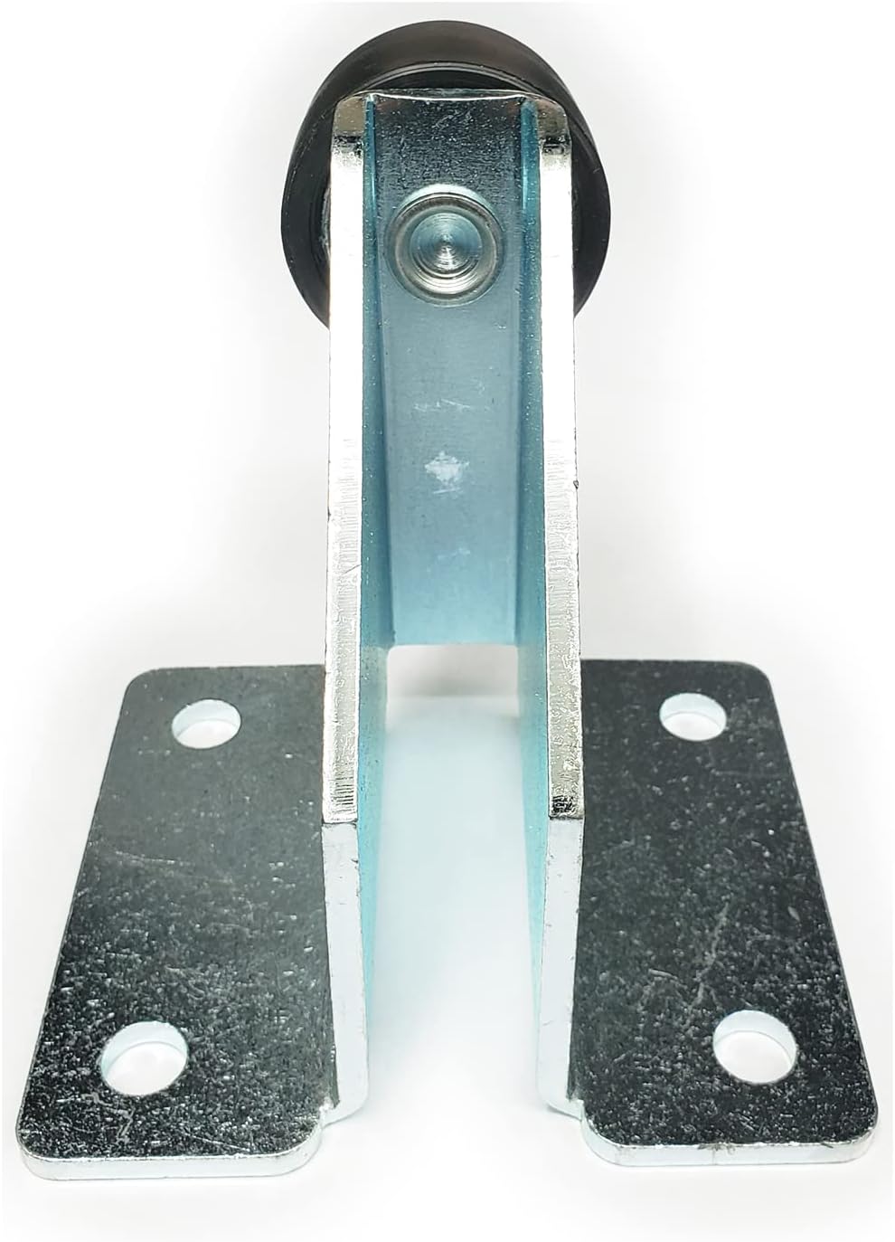 One Limit Stop 4 5/16 inch Gate Receiver Heavy Duty gate Stop Floor Mounted Slide Driveway Ground Gate Stopper with Base, Silver