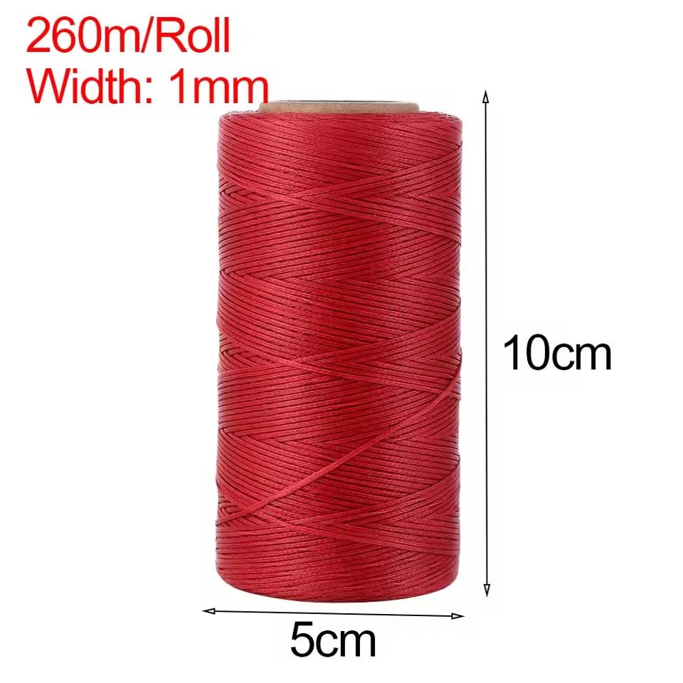 Hilo encerado para coser 1mm 260M color negro miniatura 2