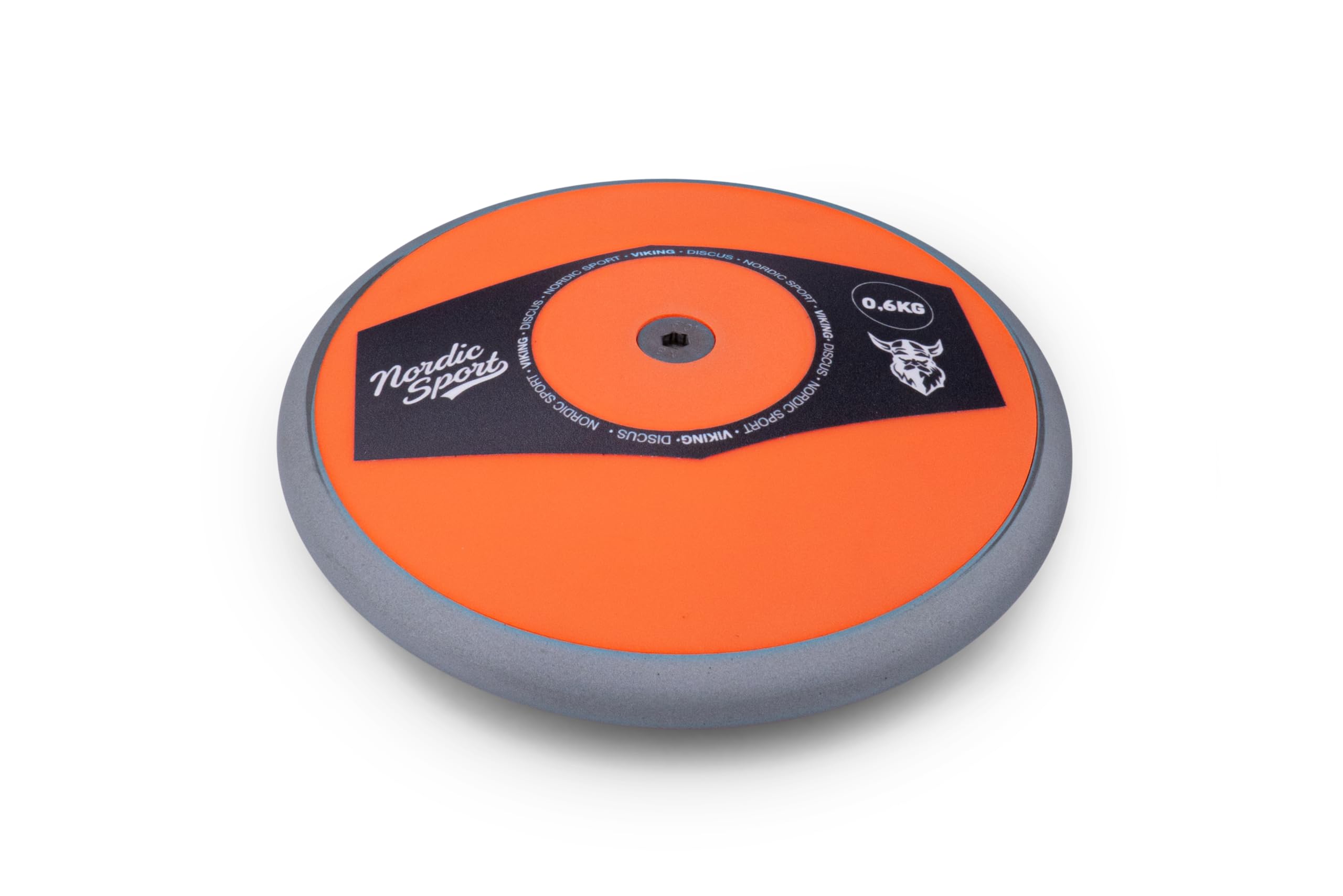 HAEST Nordic Viking Disco 0,60 kg | Disco de competición | Peso del aro 66% | Juvenil y dinámico | para afinar la técnica de Atletas jóvenes