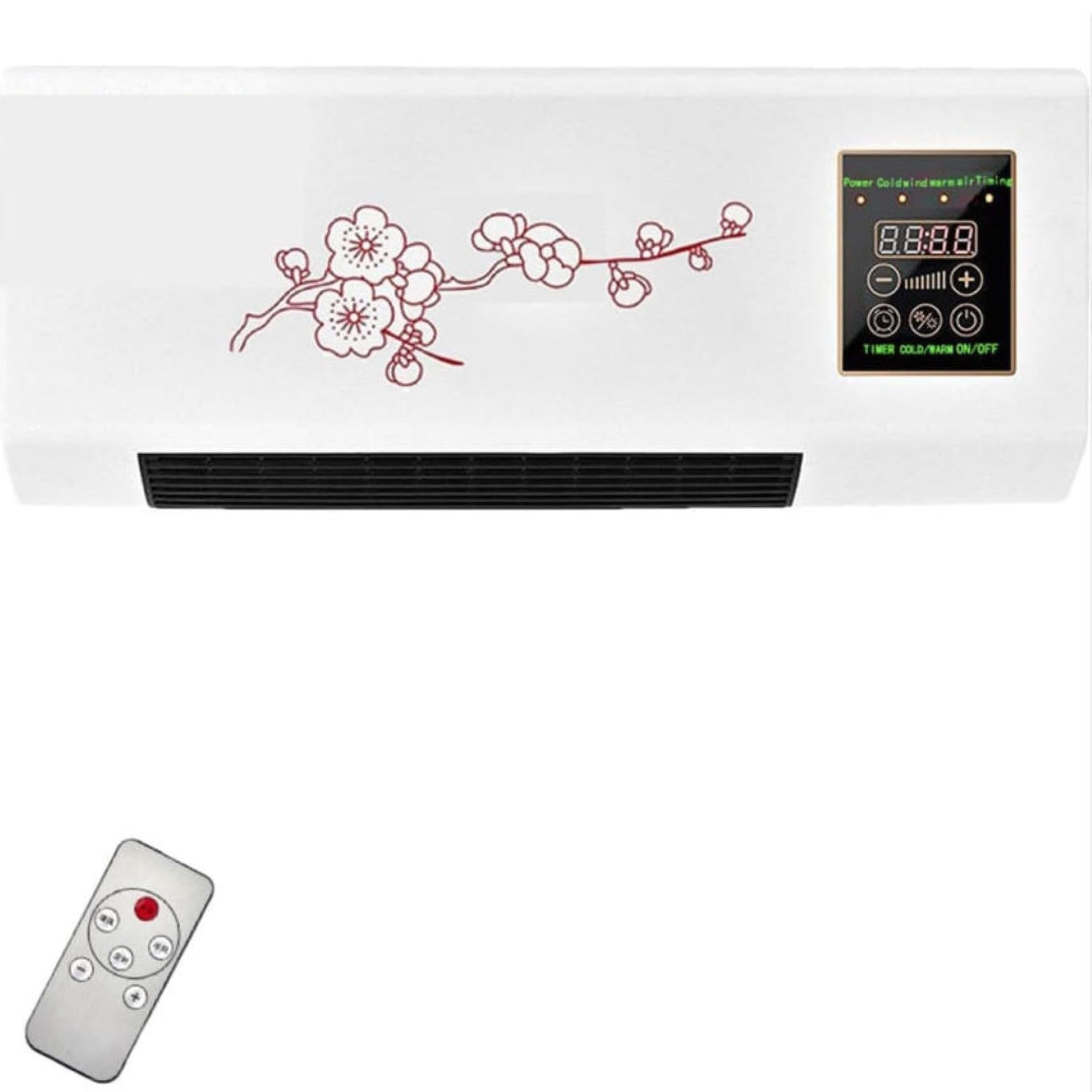 Portable Air Conditioner, Cooling & Heating Wall Mount/Desktop Split AC with Timer, No Install Quiet Operation for Home Office, Efficient Cooling Solution