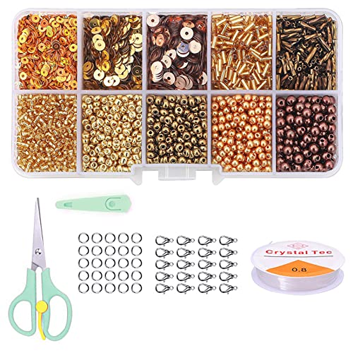 Wieysdoo Perle De Rocaille Pour Bracelet Kit De Fabrication De Bijoux Artisanat De Verre Kits De Perles Perle Bricolage Art Artisanat Cadeau Cover