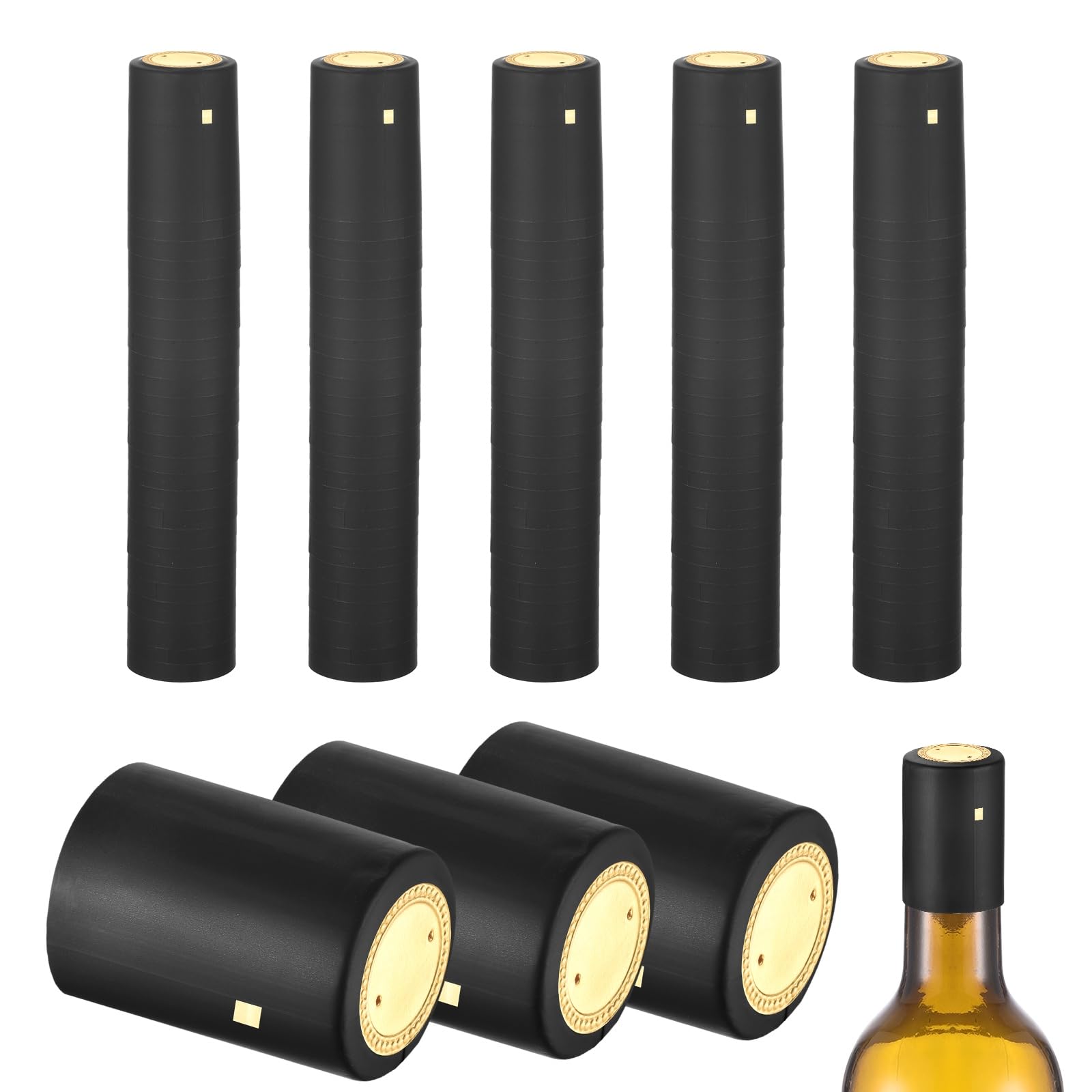 Capsules thermorétractables PVC avec languette pour ouvrir vos bouteilles sans couteau