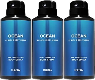 Bath and Body Works Ocean Men's Deodorizing Body Spray, 3.7 Oz, 3-Pack