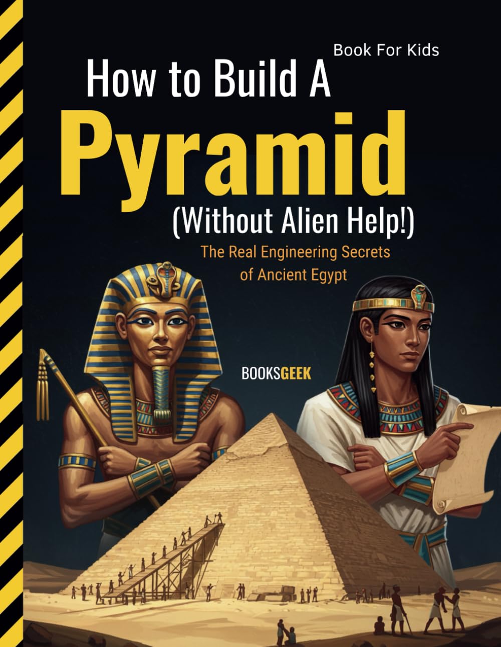 How to Build a Pyramid Without Alien Help: The Real Engineering Secrets of Ancient Egypt discover how pyramids were built– No Lasers, No Giants, Just ... engineering book-Engineering for kids)