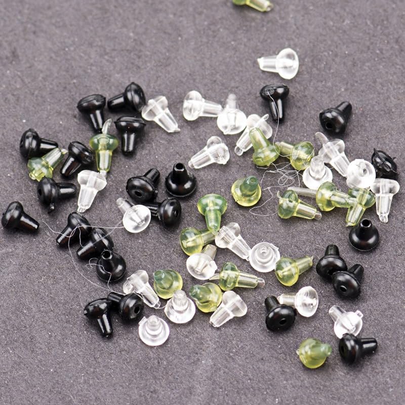Beads de PVC 150 piezas tres colores búfer pesca miniatura 4