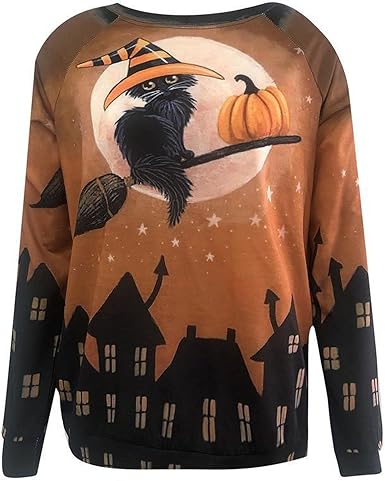 pumpkin crew neck