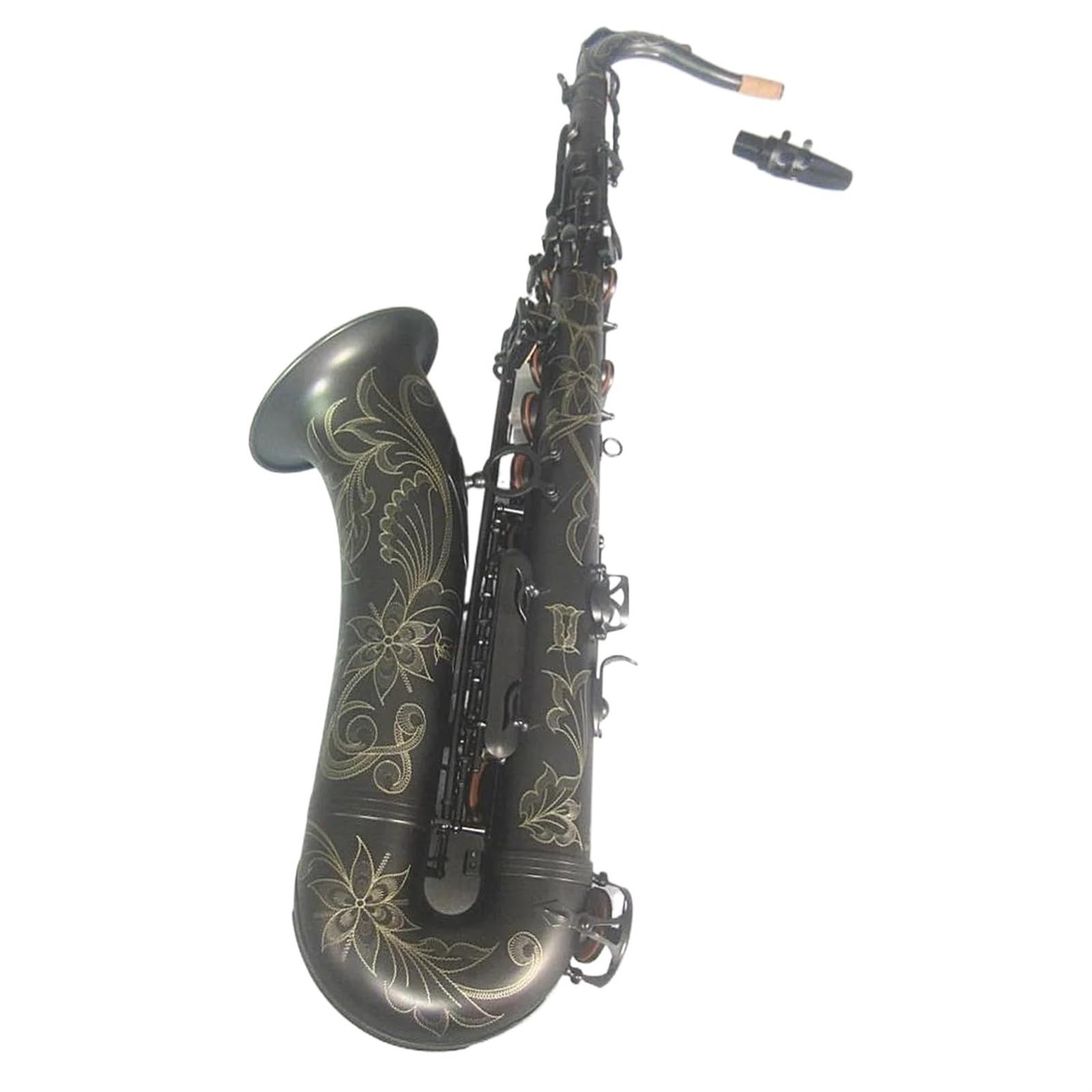 Saksofon Tenorowy Czarny Profesjonalny Instrument Muzyczny Grający Na Saksofonie Tenorowym Z Etui profesjonalny Saksofon