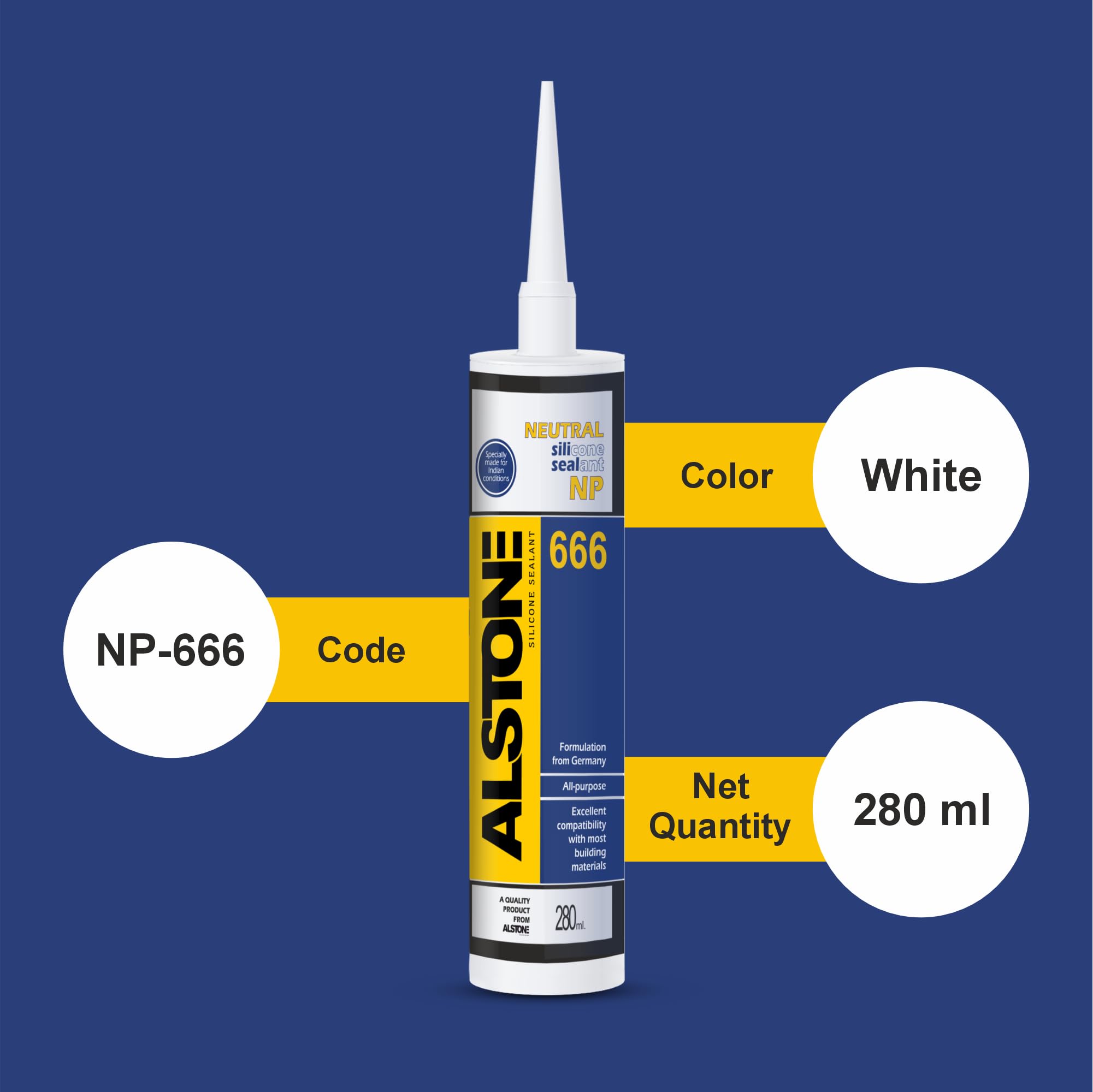 スタイリング剤 AZUR Alstone Neutral Silicone Sealant High Performance Neutral Cure
